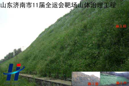 山東濟(jì)南市11屆全運(yùn)會(huì)靶場山體治理工程